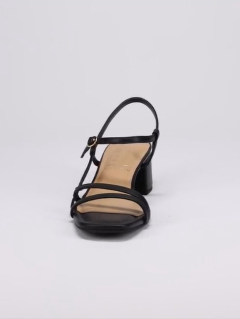 Black Sandals Low Heel Chunky Lauren Conrad 8.5 NEW 💜 RET $55- - Picture 5 of 16